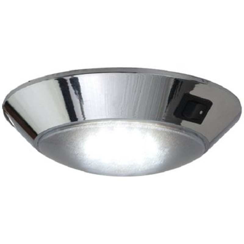 Sea-Dog Line – Plastic LED 12V Dome Light with On / Off Switch #8 Fastener – 4017251