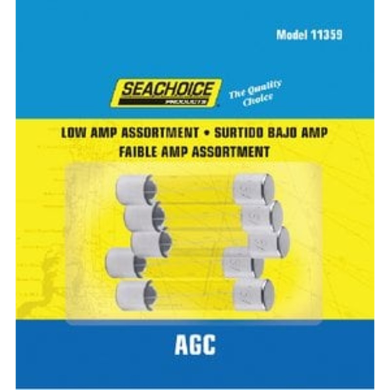 Seachoice – Low Amp Agc Glass Fuse Assortment – 11359