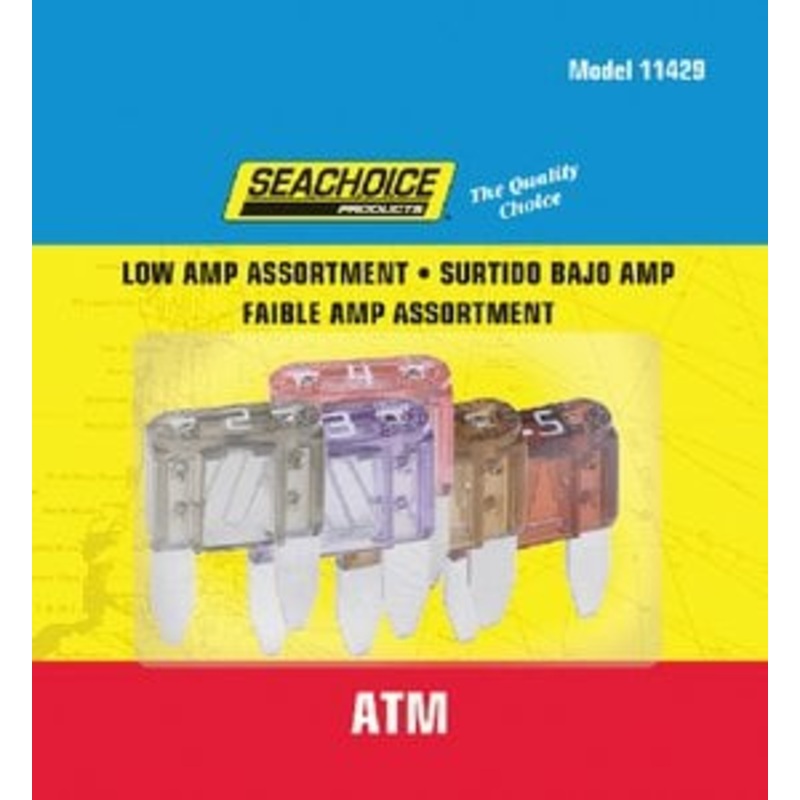 Seachoice – Low Amp Atm Glass Fuse Assortment – 11429