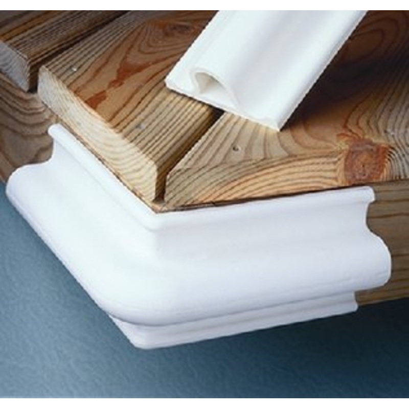 Taylor Made – Dock Guard EPDM Corner Guard – 3-1/2 inch x 6 inch L – White – 96009