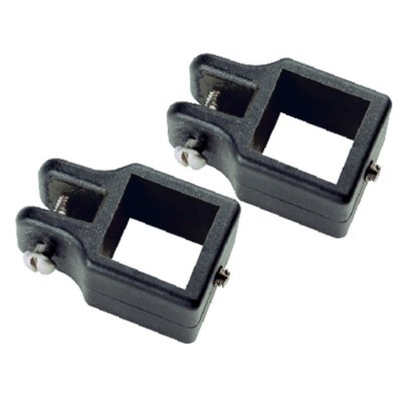 Sea Choice – Square Jaw Slides Fit 1 OD TubeBlack (2 Per Pack) – 76361