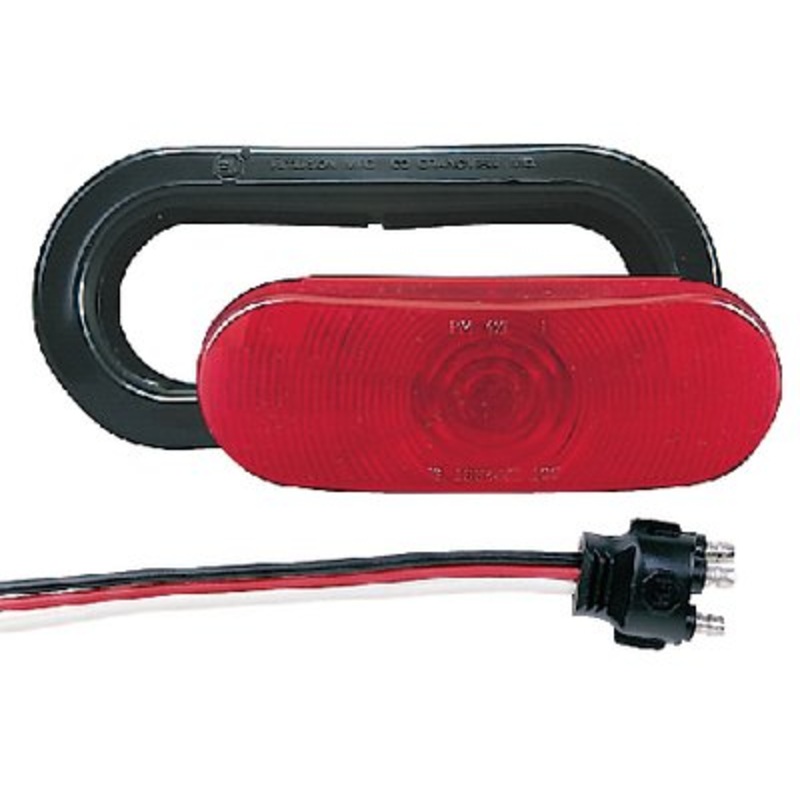 Anderson Marine – Oval Stop/Turn/Tail Light Kit – Red – E421KR
