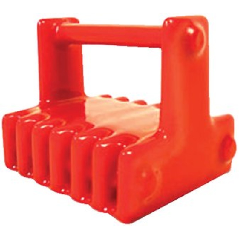 Greenfield Products – Marine Retrieval Magnet 200 lb. Rating PVC Coated – Red – 7RD