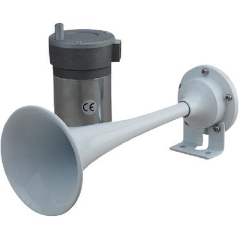 Sea-Dog Line – Maxblast 20 Amp 124 DB 12V 11 PSI Mini Single 9-5/8 Trumpet Air Horn – 4326111
