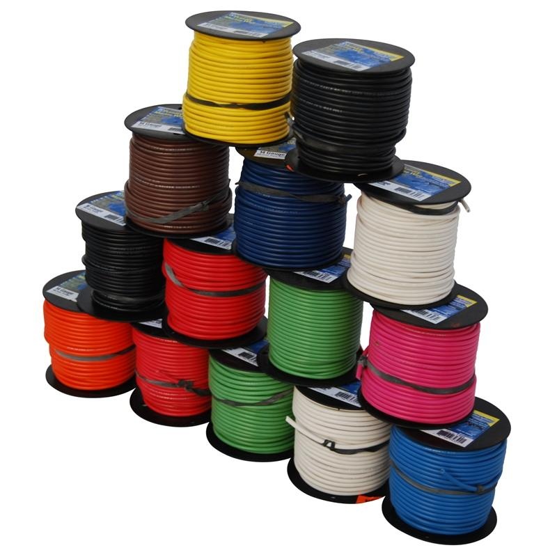 WIRE 105 14GA X 100 RED