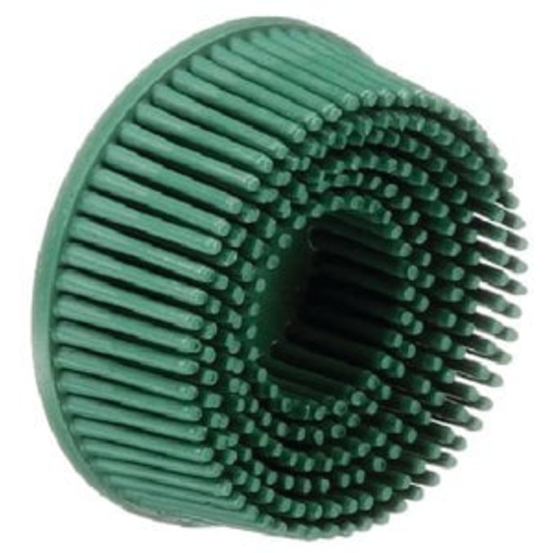 3M – Scotch-Brite Roloc Bristle Disc – Yellow – 2 inch x 5/8 inch – Tapered – 10 Pack – 18732