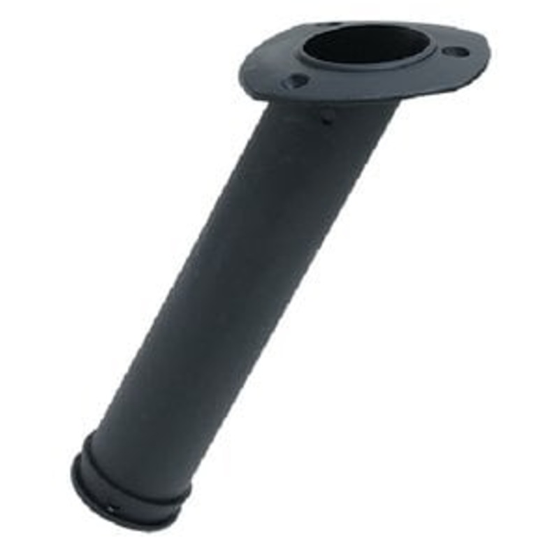 Sea Choice – 30 Degree Plastic Rod Holder With Etched Finish on Flange Black – 89271