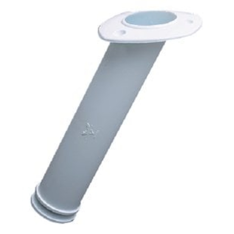 Sea Choice – 30 Degree Plastic Rod Holder With Injection Molded ABS Flange White – 89251