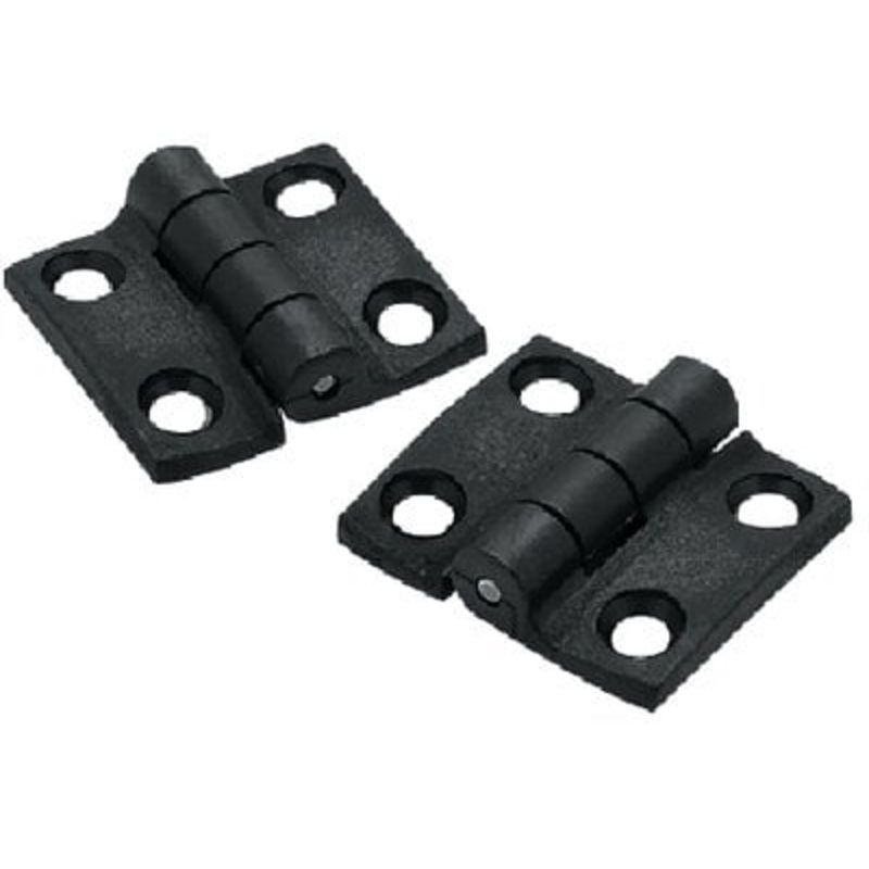 Seachoice – Butt Hinge – Black Nylon – 1-1/2 X 1-3/8′ – Pair – 33891