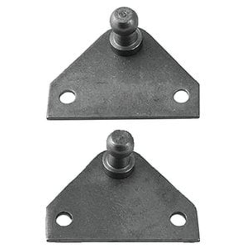 Attwood Marine – Flat Gas Spring Mounting Bracket – Ball Pem Forward – 2 Holes – Stainless Steel – SL40SSP37