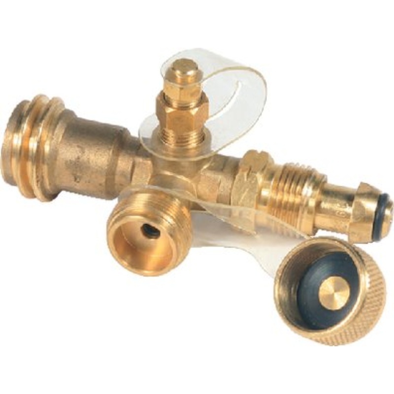 Camco Marine – Propane Brass Tee WITH 4 Ports Repalces P/n 117-59113 Rvx – 59113
