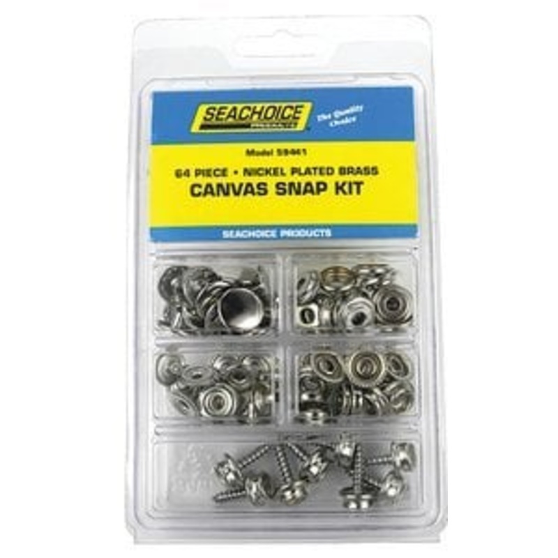 CANVAS SNAP KIT – 64 PIECE (SEACHOICE) – 59441
