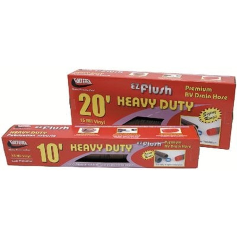Valterra – 3X10 HD DRAIN HOSE BOXED,E-Z FLUSH HEAVY DUTY – D040012