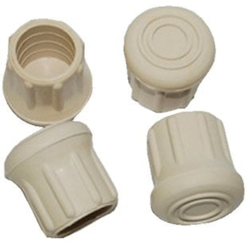 Taylor Made – Rubber Chair Tips – White – 1-1/8 inch – 4 Pack – 96026