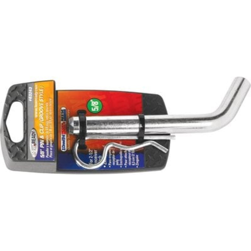 Fulton Products – PACKAGED 5/8 GROOVED STYLE,5/8 EXTRA LONG HITCH PIN AND CLIP – 63243