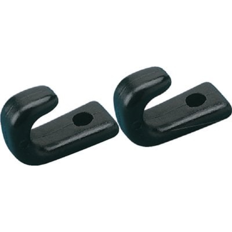 Sea-Dog Line – LASHING HOOK – 1-HOLE – BLACK – 5-PACK – 6714251
