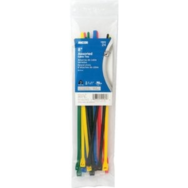 Ancor – Cable Tie 8 Assorted 24Pc – 199224