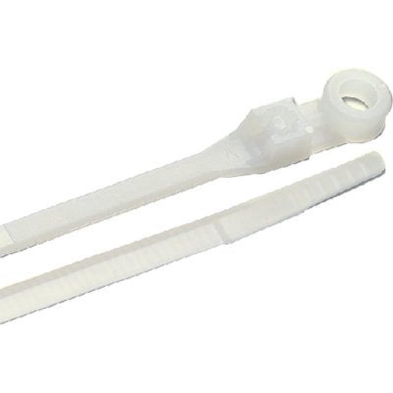 Ancor – Mounting Cable Ties, 6 Natural, 100 Pcs. – 199251