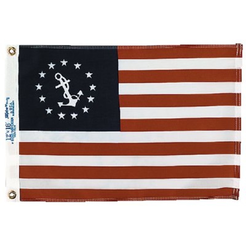 Taylor Made – U.S. Yacht Ensign – 12 inch x 18 inch – 1118