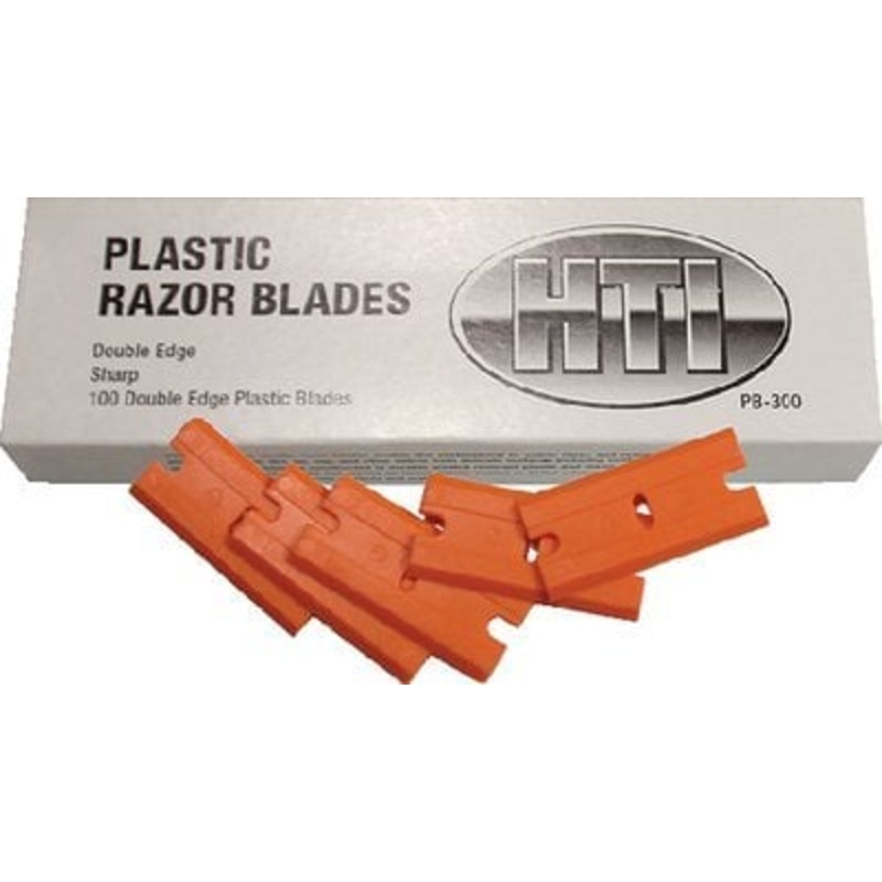 Captains Choice – Double Edge Plastic Blades, 100 Pk – PB300