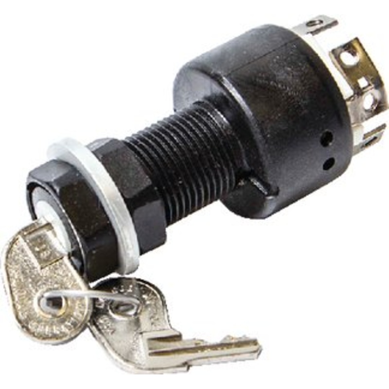 Sierra – Magneto 3 Position 1 1/8 Polyester 6 Screw Terminal 12V 15 Amp Ignition Starter Switch – MP39830