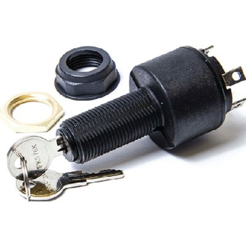 Sierra – Magneto 3 Position 11/8 Polyester 5 Screw Terminal 12V 15 Amp Ignition Starter Switch – MP39100