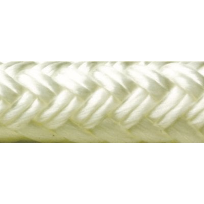 Seachoice – Double Braided Nylon Fender Line – 1/4 x 6′ – White – 2 Pack – 40901