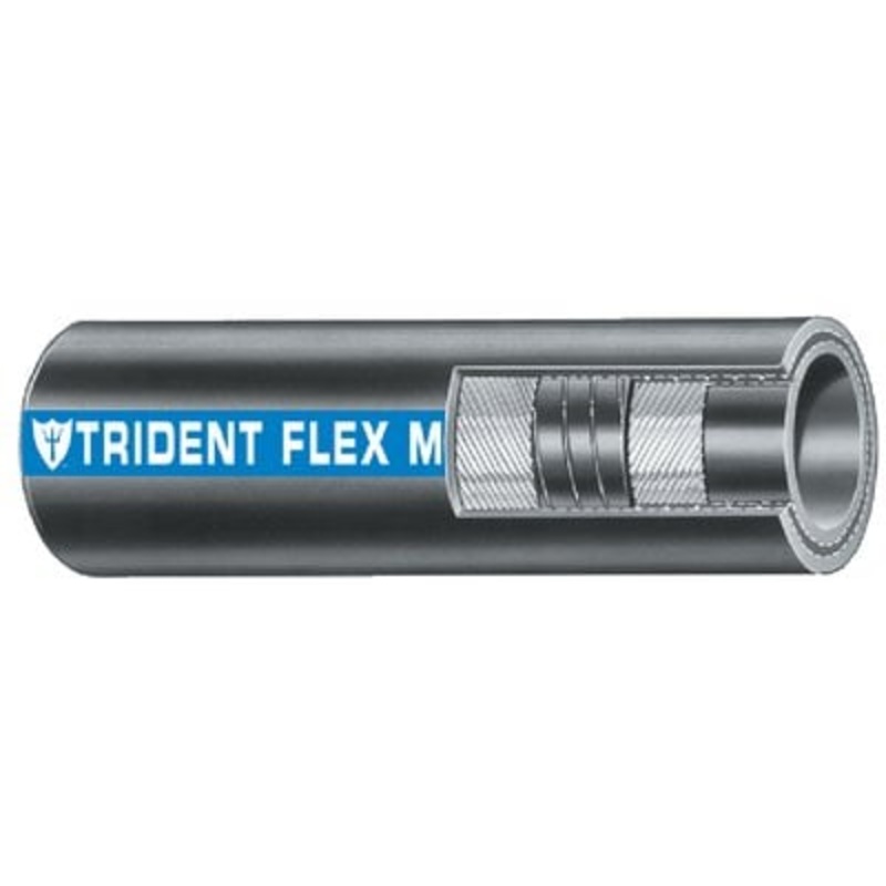 Trident Hose – Flex Hardwall Exhaust Hose, 2 X 12.5′ – 2502004