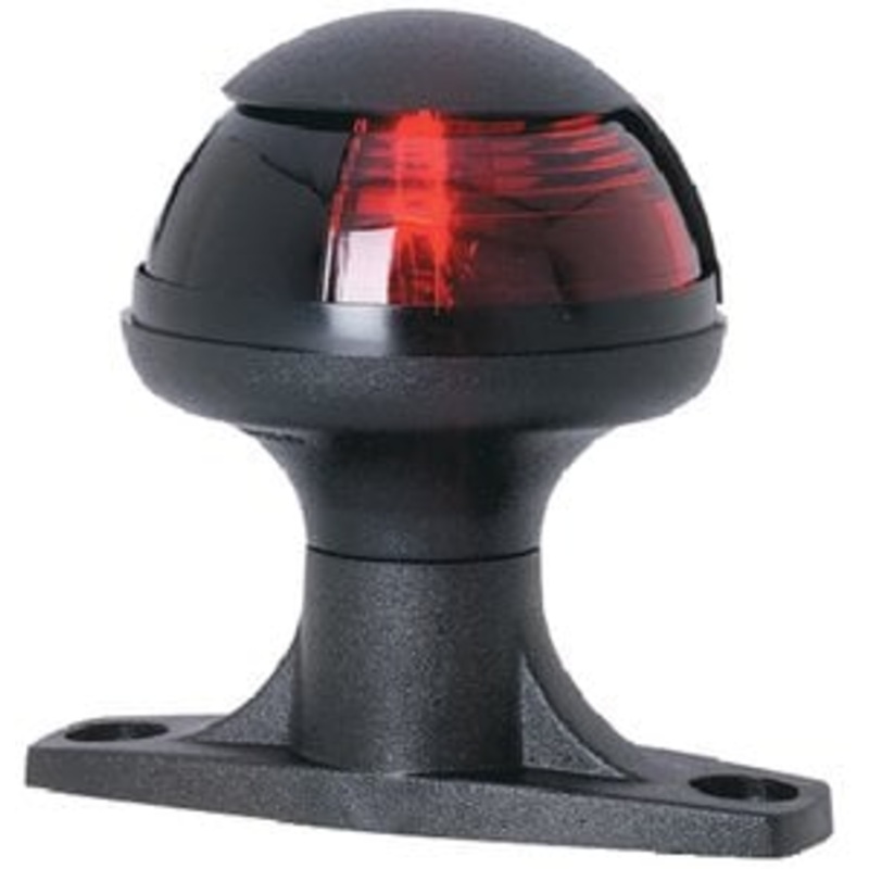 Attwood Marine – Pulsar Side Light, Raised Base, Red Lens – 5080R7
