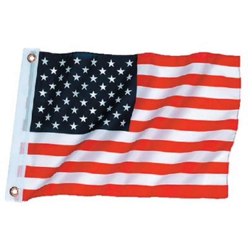 Sea Choice – 12 x 18 Nylon Print Dyed U.S. Flag (Restricted from sale into MN) – 78201