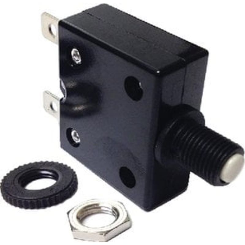 Sierra – Push Button Circuit Breaker, 20 Amp, White – CB41230