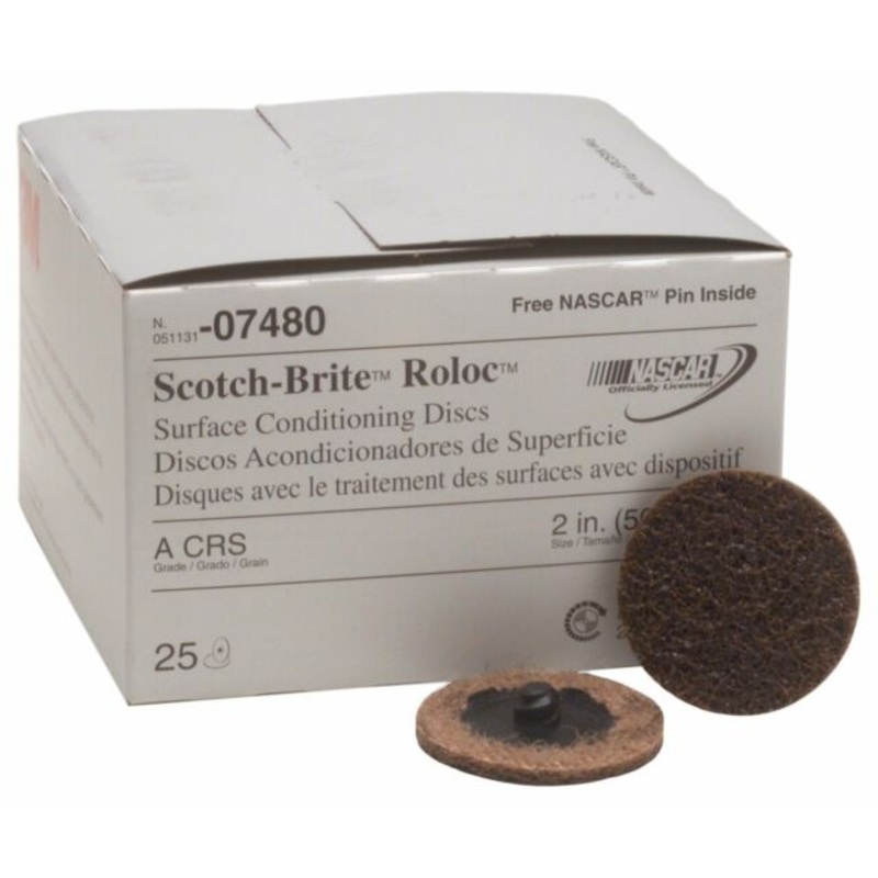 3M – Scotch-Brite Roloc Surface Conditioning Disc – 2 inch – 25 Pack – 07480