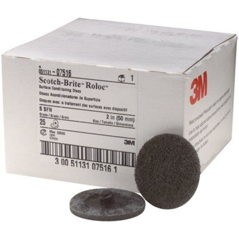 3M – Scotch-Brite Roloc Surface Conditioning Disc – 2 inch – 25 Pack – 07516