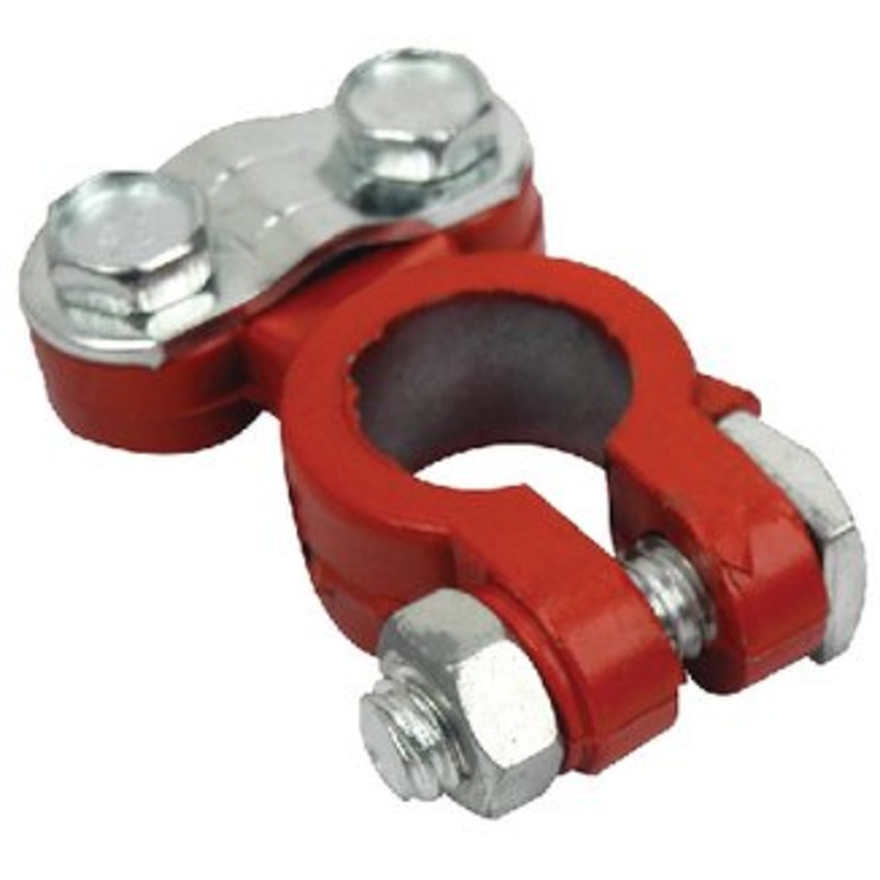 Sea Choice – Clamp style coated battery terminal, red – 62731