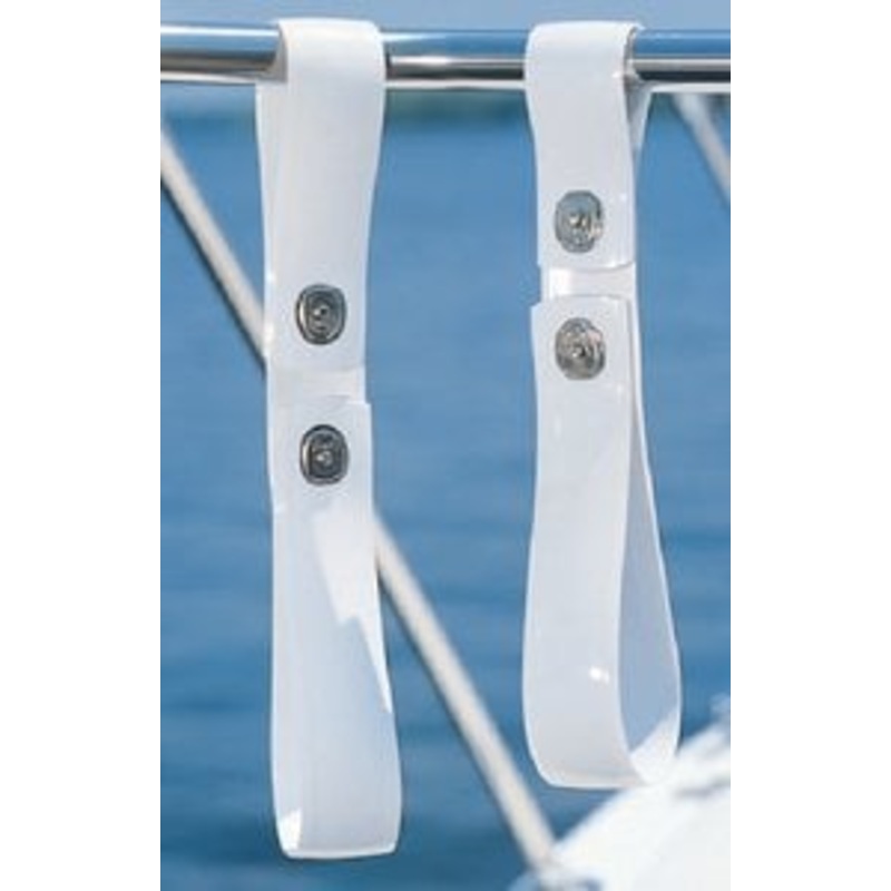 Taylor Made – Tidy-Ups Vinyl Line Holder – White – Fits 1-1/2 inch to 2 inch Rails – 1019