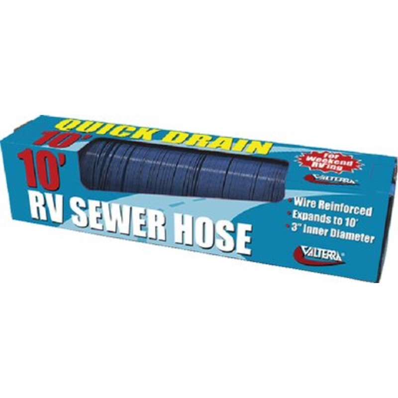 Valterra – 3X10 QUICK DRAIN HOSE BOXED,QUICK DRAIN SEWER HOSES – D040045