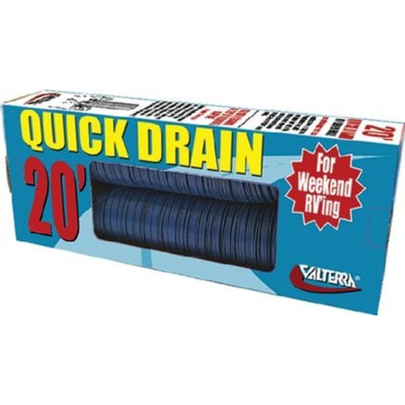 Valterra – D04-0046 Blue Quick Drain 3 x 20′ RV 8 Mil Sewer Hose – D040046