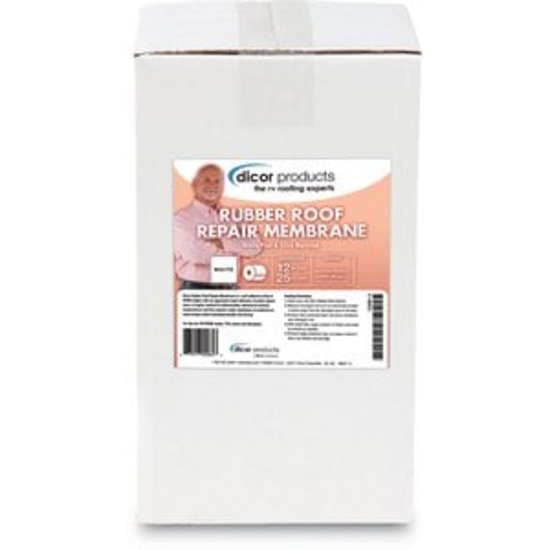 Dicor Corporation – EPDM Rubber Roof Repair Membrane, 12 x 25′ – 533RM12