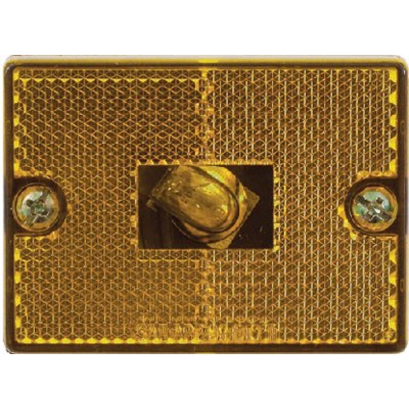 Optronics – Square Stud Mount Clearance Marker Light, Amber – MC36ABP