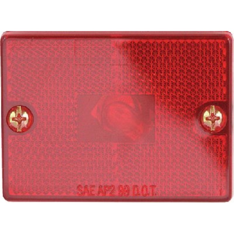 Optronics – Square Stud Mount Clearance Marker Light, Red – MC36RBP