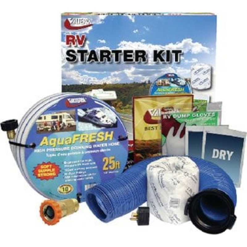 Valterra – RV STARTER KIT STD W/WTR REG,STANDARD RV STARTER KIT W/ WATER REGULATOR – K88121