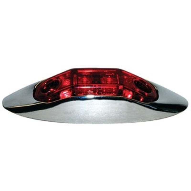 Anderson Marine – LED Clearance/Side Marker Light Kit With Chrome Bezel – V168XR
