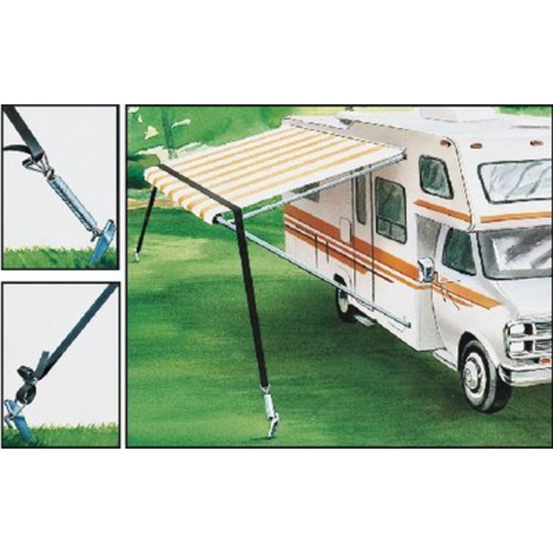 Camco Marine – Rv Awning Tie Down Kit Replaces P/n 117-42514 Rvx – 42514