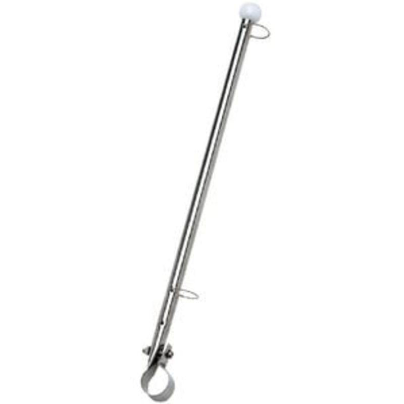Sea Choice – 7/8 Rail Clamp Flag Staff 153/16 Long – 77001