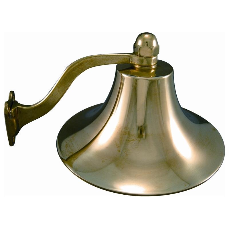 BELL 8 POLISHED BRASS