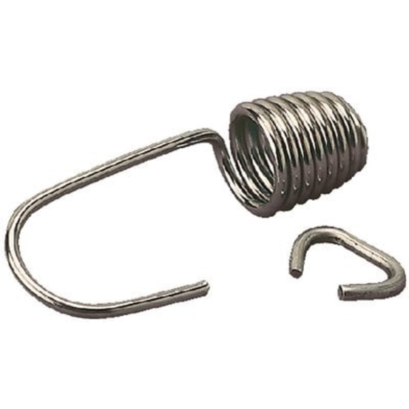 Sea-Dog Line – 1/4 Stainless Shock Cord Clip w/Crimp, Pair – 6570661