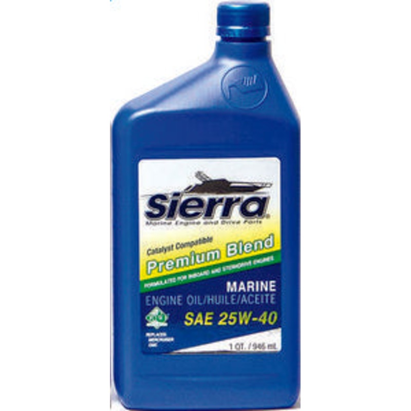 Sierra – 4-Cycle Stern Drive Engine Oil, 25W40 FCW, 55 Gal Drum – 9400CAT7