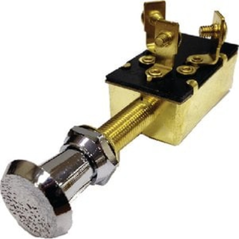 Sierra – On/Off/On SPDT 3 Screw Terminal Heavy Duty Push Pull Switch – MP39570