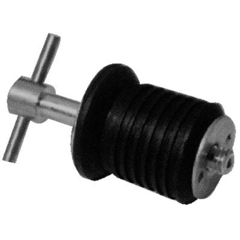 Attwood Marine – 1 Drain Plug with Stainless Steel T-Handle – 7518A3