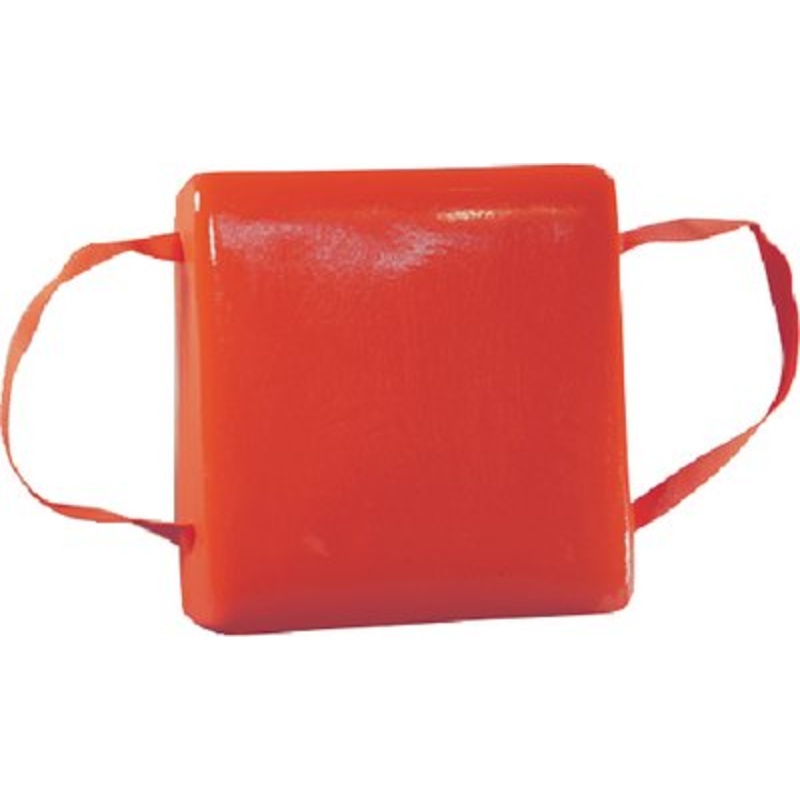 Cal-June – Jim-Buoy Buoyant Boat Cushion – 15-1/2 X 15-1/2 X 2-1/2 – Orange – 101O